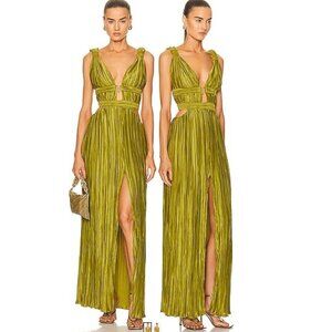 Cult gaia green maxi dress